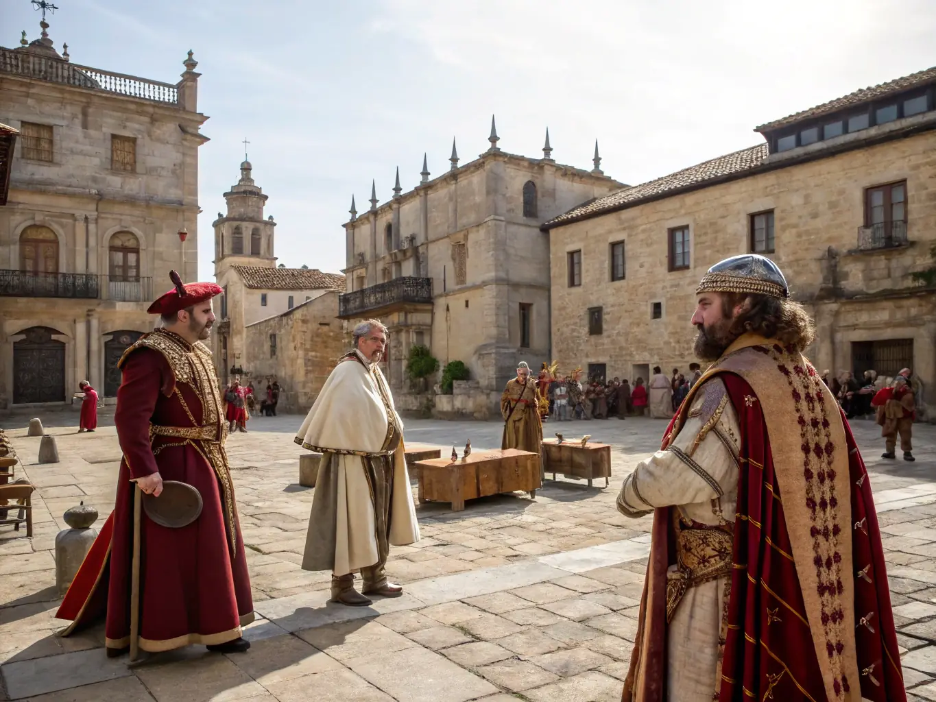 A photograph capturing participants in a historical reenactment event in Saulieu, highlighting the organization's efforts to bring history to life.